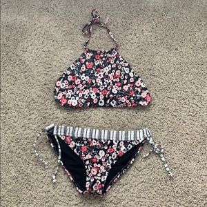 5 FOR 20 ~ Girls Billabong reversible halterbikini